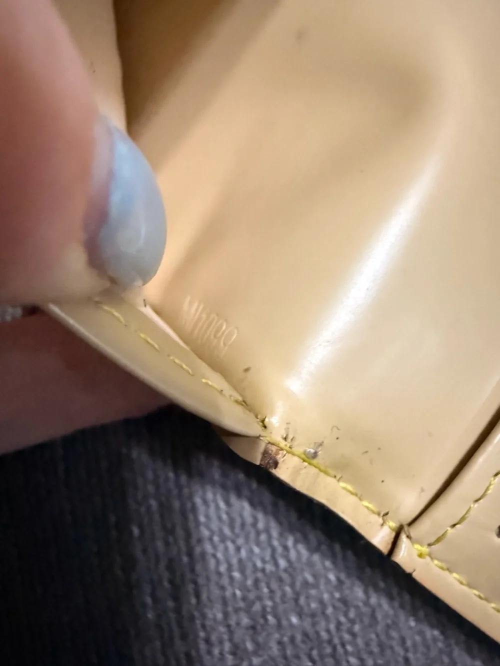 Louis Vuitton Eugenie White Multicolor Monogram Canvas Wallet with Tan Trim - Picture 8 of 11